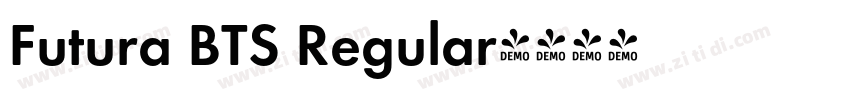 Futura BTS Regular字体转换